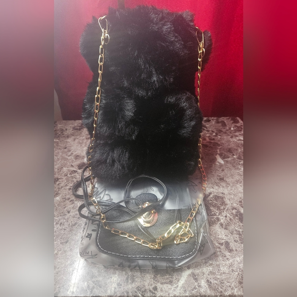 Bag Bundle mini clear letter graphic crossbody bear novelty bag with chain strap